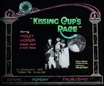 kissing cup's race 1920 poster