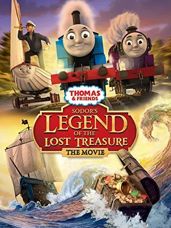 thomas & friends: sodor's legend of the lost treasure 2015 poster