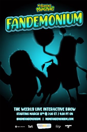 my singing monsters: fandemonium 2021 poster