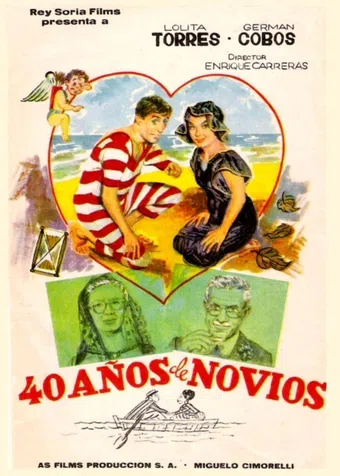 40 años de novios 1963 poster