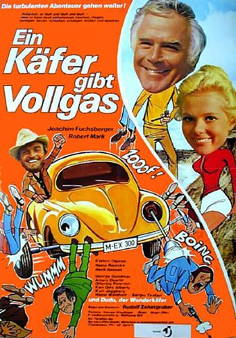 ein käfer gibt vollgas 1972 poster