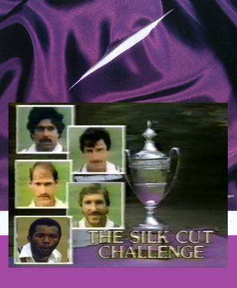 silk cut cricket challenge 1984 poster