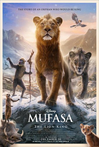 mufasa: the lion king 2024 poster