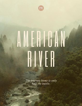 american river poster