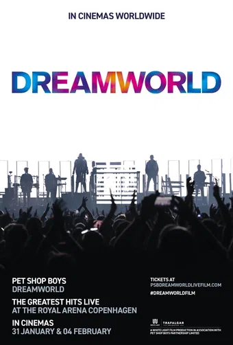 pet shop boys dreamworld: the greatest hits live at the royal arena copenhagen 2024 poster