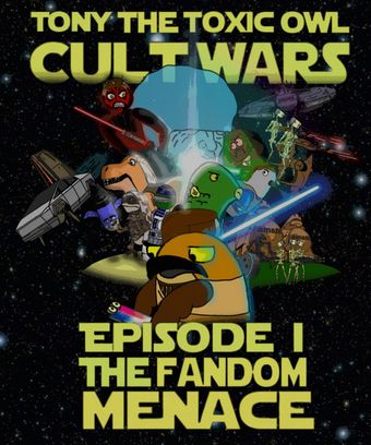 cult wars: episode i - the fandom menace 2022 poster