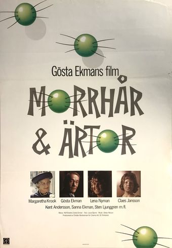 morrhår & ärtor 1986 poster