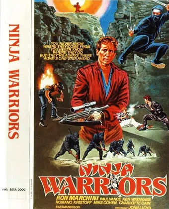 ninja warriors 1985 poster