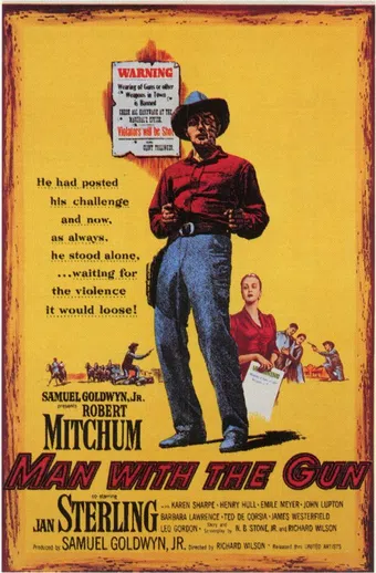 man with the gun 1955 poster