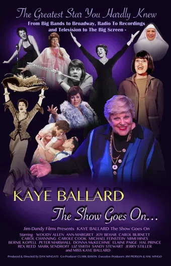 kaye ballard - the show goes on 2019 poster