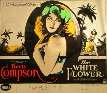 the white flower 1923 poster