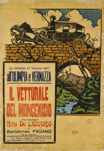 il vetturale del moncenisio 1927 poster