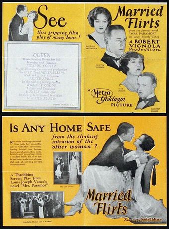 married flirts 1924 poster