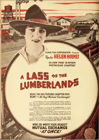 a lass of the lumberlands 1916 poster