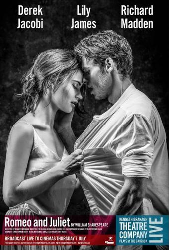 branagh theatre live: romeo and juliet 2016 poster