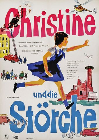 christine und die störche 1962 poster