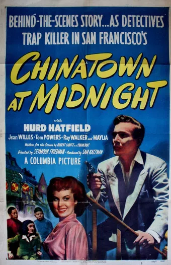 chinatown at midnight 1949 poster