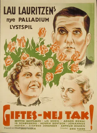 giftes - nej tak! 1936 poster