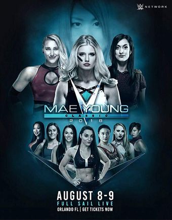 wwe: mae young classic women tournament 2017 poster