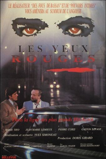 les yeux rouges 1982 poster