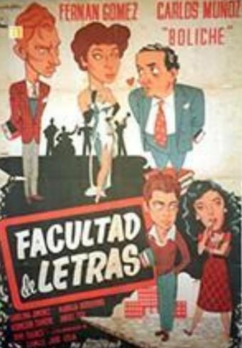 facultad de letras 1952 poster