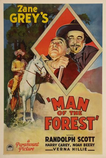 man of the forest 1933 poster