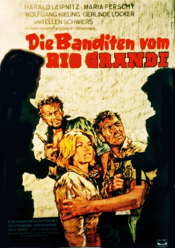 die banditen vom rio grande 1965 poster