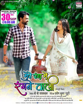 mere rang mein rangne wali poster