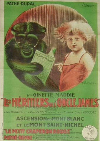 les héritiers de l'oncle james 1924 poster