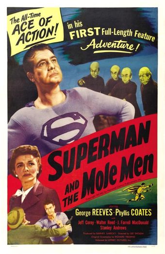 superman and the mole-men 1951 poster