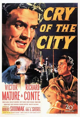 cry of the city 1948 poster