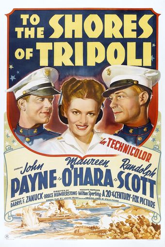 to the shores of tripoli 1942 poster