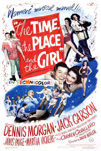 the time, the place and the girl 1946 poster