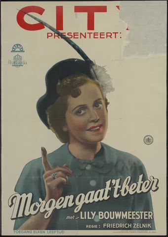 morgen gaat 't beter! 1939 poster