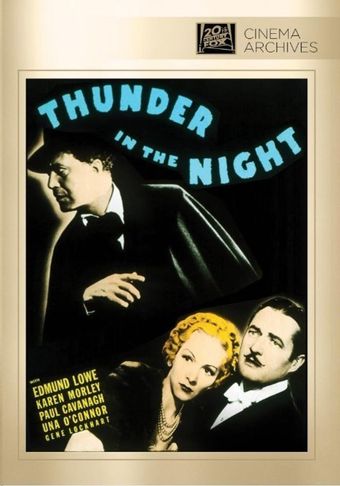 thunder in the night 1935 poster