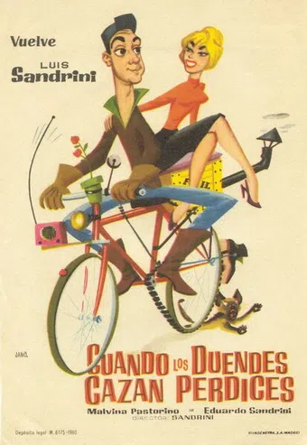 cuando los duendes cazan perdices 1955 poster