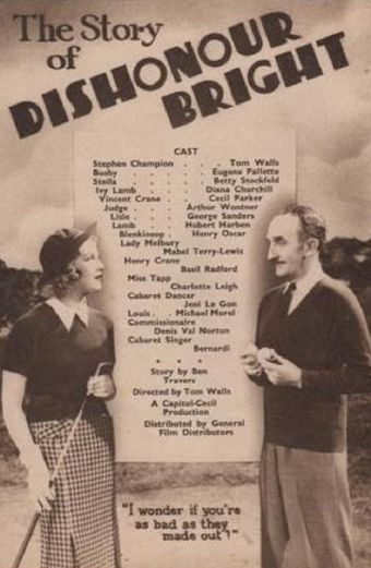 dishonour bright 1936 poster