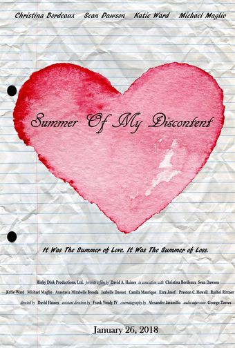 summer of my discontent 2018 poster