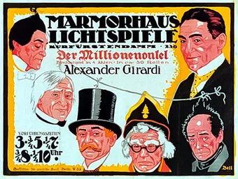 der millionenonkel 1913 poster