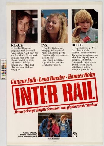 inter rail 1981 poster