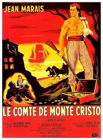 le comte de monte-cristo: 1ère époque 'la trahison' 1955 poster