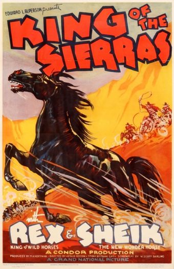 king of the sierras 1938 poster