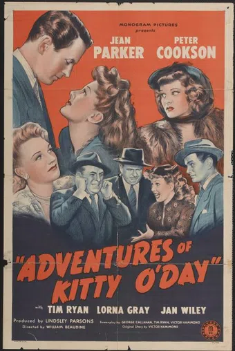 adventures of kitty o'day 1945 poster