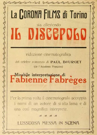 il discepolo 1917 poster