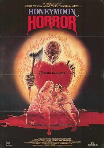 honeymoon horror 1982 poster