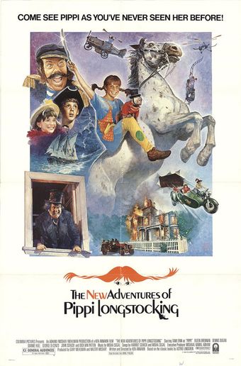 the new adventures of pippi longstocking 1988 poster