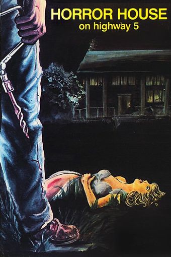 horror house on highway five 1985 poster