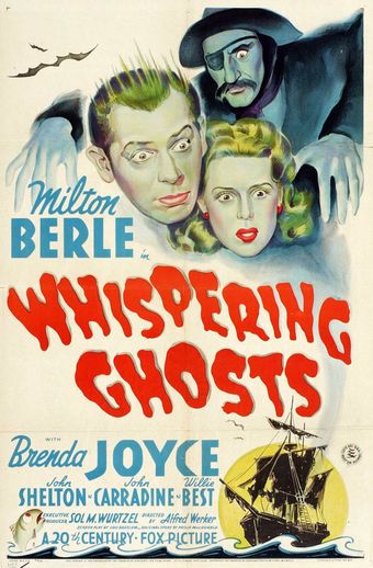 whispering ghosts 1942 poster