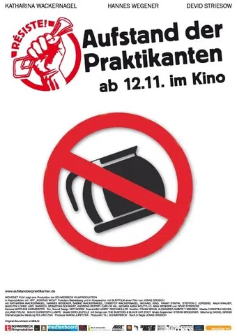 résiste - aufstand der praktikanten 2009 poster