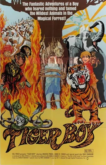 tiger boy 1974 poster